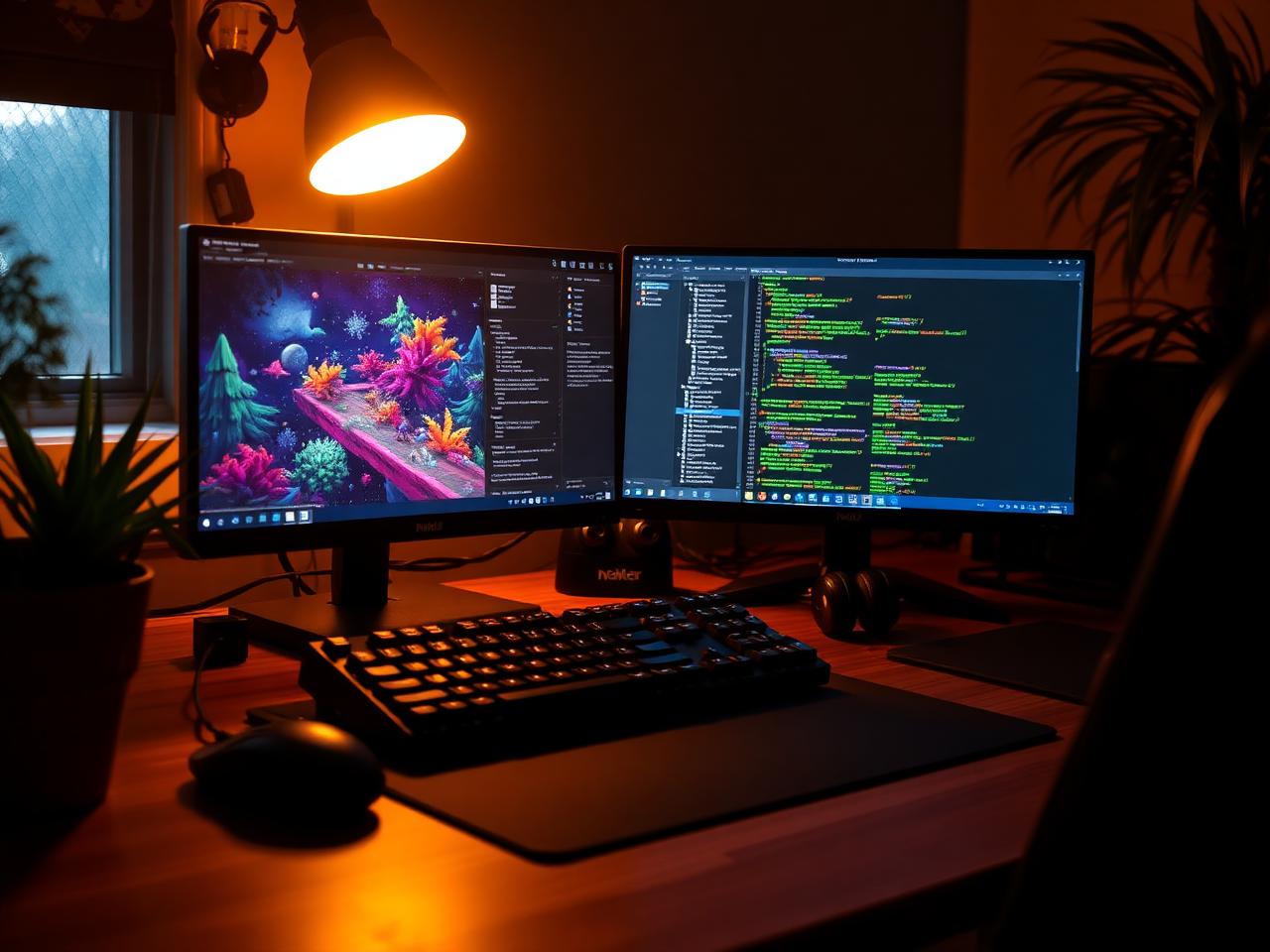 Escritorio de desarrollo indie